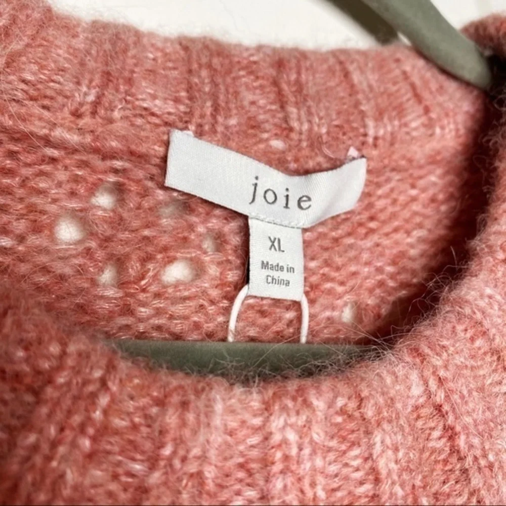 Joie Revolve Lihui Wool Alpaca Sweater in Tulip NWT
